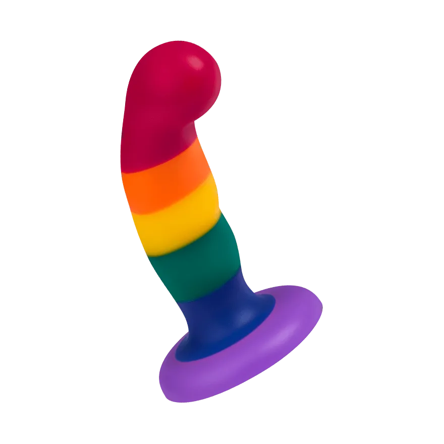 Pride-Dildo mit Saugfuß, 14,2 cm Pride-Dildo mit Saugfuß, 14,2 cm