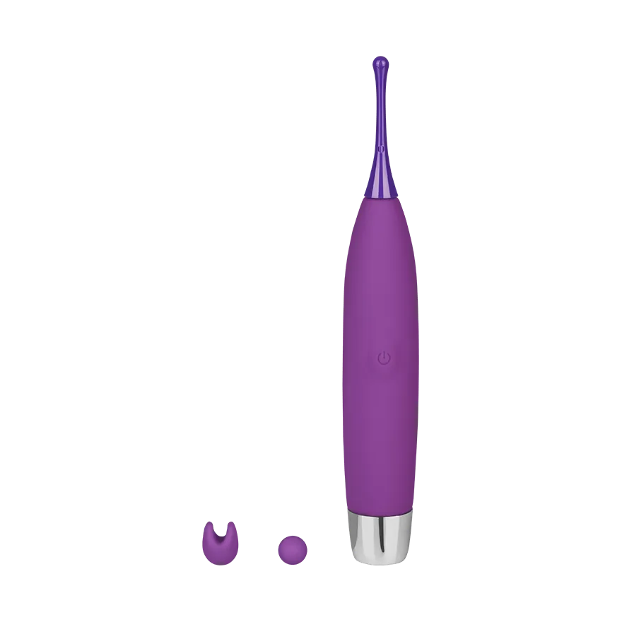 Edler Auflegevibrator aus Silikon, 19,5 cm Edler Auflegevibrator aus Silikon, 19,5 cm