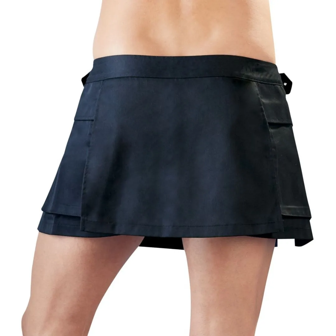 Rock im Gladiator-Style mit seitlichen Schnallen und Taschen – Bild 3