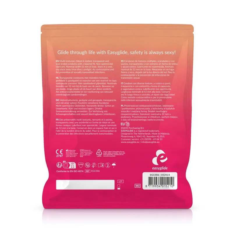 EasyGlide - Ribs and Dots Kondome - 40 Stück – Bild 2