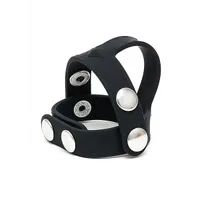 Silikon-Penis-/Hodenriemen, schwarz Silikon-Penis-/Hodenriemen, schwarz