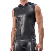 MANSTORE M510: Hoody Tanktop, schwarz (L) MANSTORE M510: Hoody Tanktop, schwarz (L)