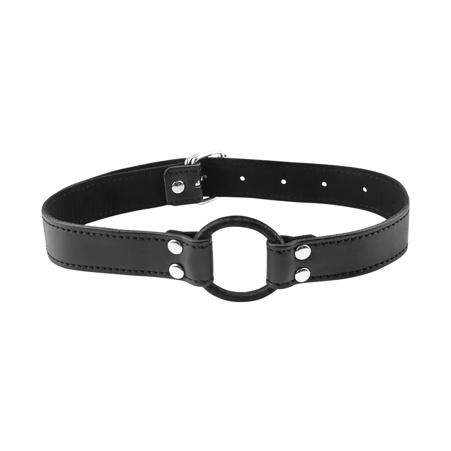 Ringknebel mit Kunstlederriemen Ringknebel mit Kunstlederriemen