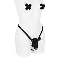 FF DOUBLE PENETRIX STRAP-ON BLACK FF DOUBLE PENETRIX STRAP-ON BLACK