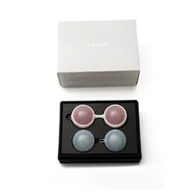 Lelo Luna Beads: Liebeskugel-Set, hellblau/rosa Lelo Luna Beads: Liebeskugel-Set, hellblau/rosa