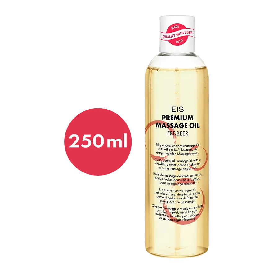 250 ml Erdbeere Premium Massageöl 250 ml Erdbeere Premium Massageöl