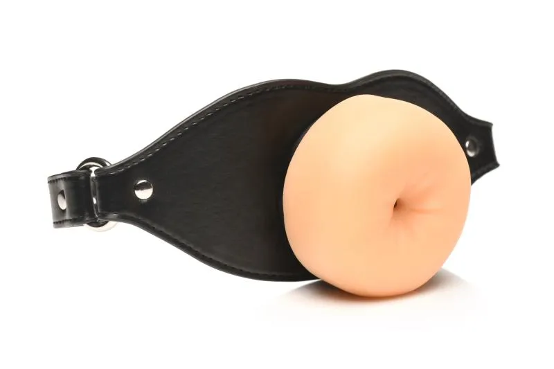 XR Brands - Ass Face Mundgag - Beige – Bild 2