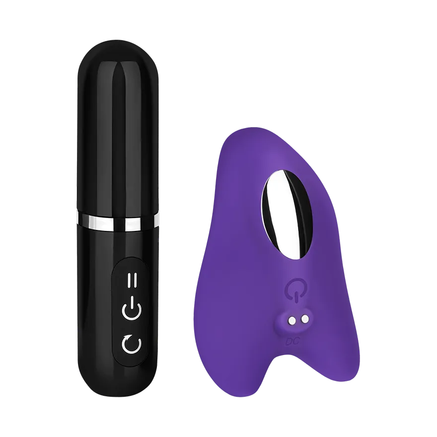 Vibrator-Set aus Silikon, 2 Teile Vibrator-Set aus Silikon, 2 Teile