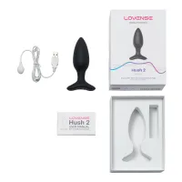 Lovense - Hush 2 Vibrationsbuttplug Mit App - Schwarz Lovense - Hush 2 Vibrationsbuttplug Mit App - Schwarz