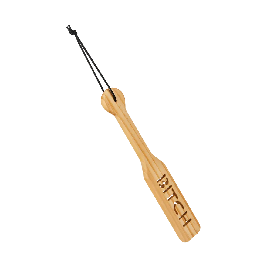 Holz-Paddle mit Aufdruck, 32 cm Holz-Paddle mit Aufdruck, 32 cm