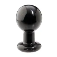 Round Butt Plug Large: Analplug, schwarz Round Butt Plug Large: Analplug, schwarz