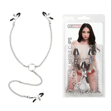 LUX FETISH Adjustable Nipple Clamps & Clit Clamp LUX FETISH Adjustable Nipple Clamps & Clit Clamp