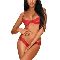 2tlg. Dessous Set rot ouvert 2tlg. Dessous Set rot ouvert