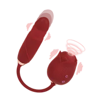 2-in-1 Vibrator Suck & Flick, 30 cm 2-in-1 Vibrator Suck & Flick, 30 cm