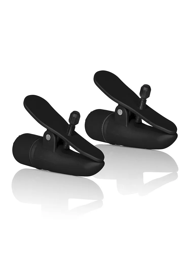 Nipplettes: Vibro-Nippelklemmen, schwarz Nipplettes: Vibro-Nippelklemmen, schwarz