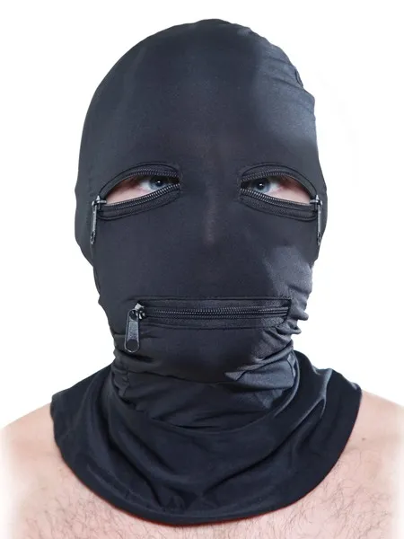 Fetish Fantasy: Kopfmaske mit Reißverschlüssen Fetish Fantasy: Kopfmaske mit Reißverschlüssen