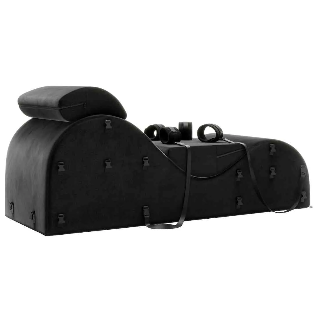 Liebesmöbel „Black Label Esse“ mit Handfesseln und Augenmaske – Bild 3