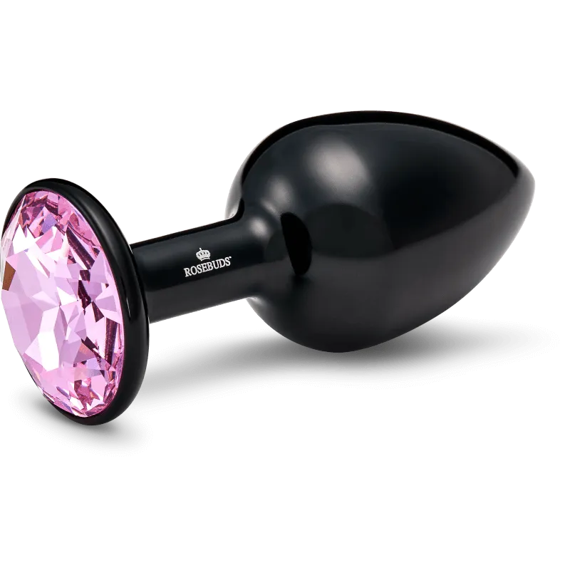 Rosebuds™ - Medium Alu Schwarz Kristall Rosebuds™ - Medium Alu Schwarz Kristall