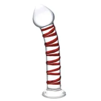 Glas - Mr. Swirly Dildo 20,3 cm Glas - Mr. Swirly Dildo 20,3 cm