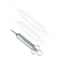 Edelstahl-Spritze 50ml, silber Edelstahl-Spritze 50ml, silber