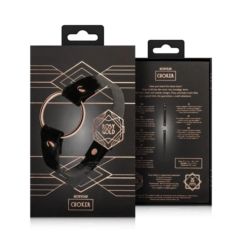 Rosy Gold - Choker - Schwarz – Bild 3