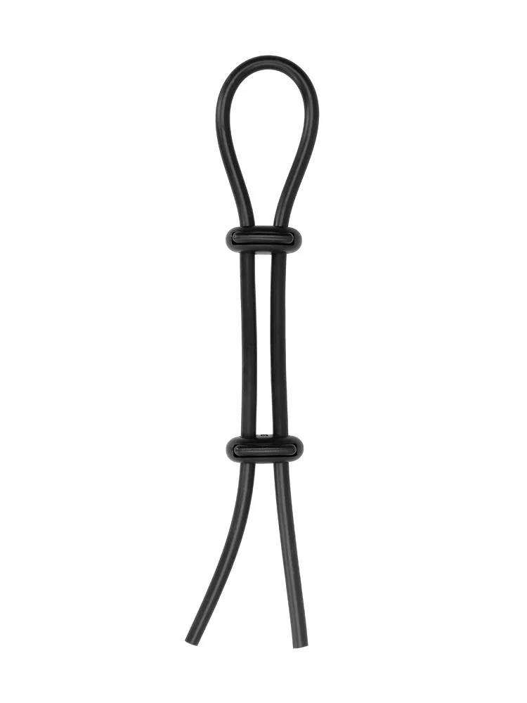 Double Stretch Booster: Penisschlaufe, schwarz Double Stretch Booster: Penisschlaufe, schwarz