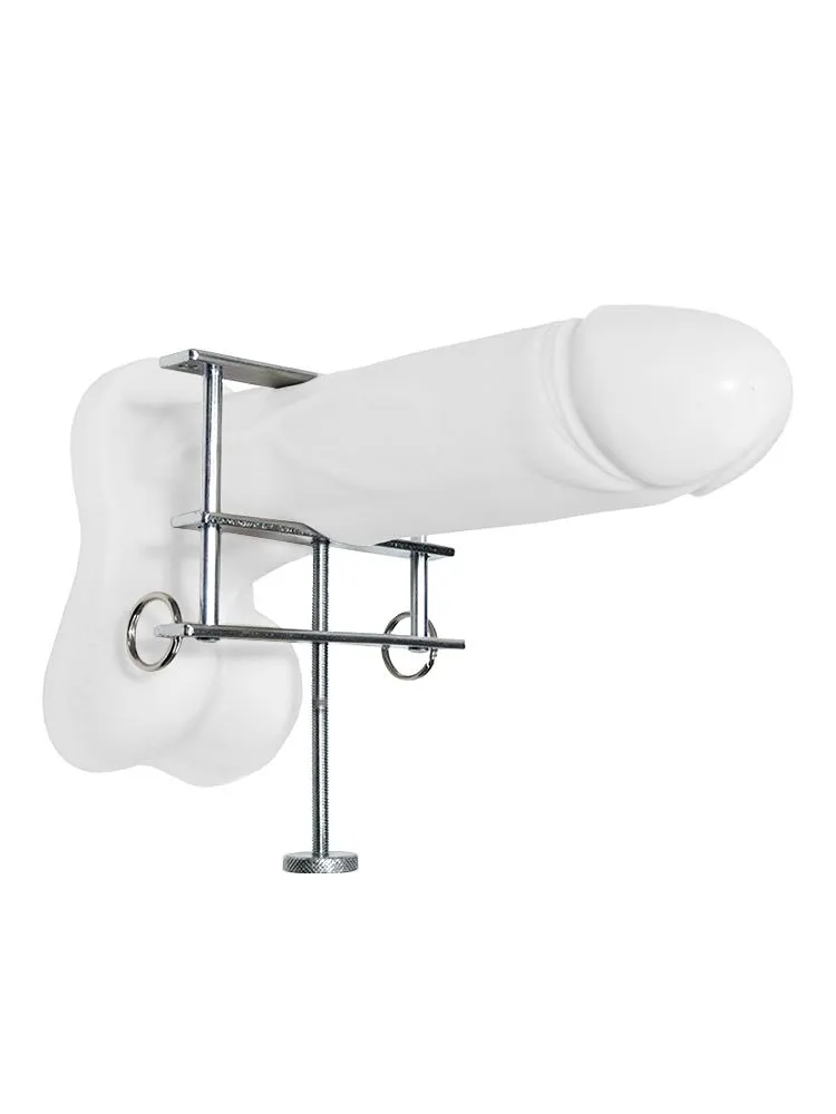 Penis-Hoden-Schraubzwinge, silber Penis-Hoden-Schraubzwinge, silber