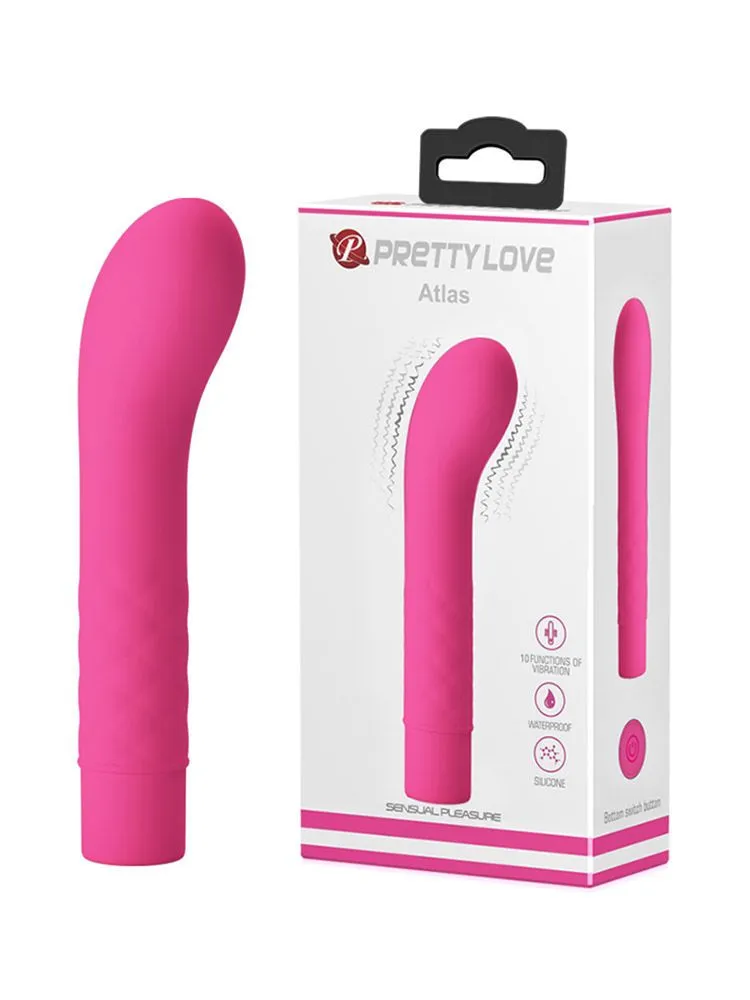 Pretty Love Atlas: Mini G-Punkt-Vibrator, dunkles rosé Pretty Love Atlas: Mini G-Punkt-Vibrator, dunkles rosé