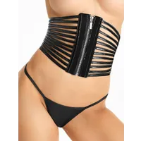 7-Heaven Lack-Taillenmieder: CR404, schwarz (M) 7-Heaven Lack-Taillenmieder: CR404, schwarz (M)