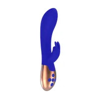 Elegance Opulent: Bunny-Vibrator mit Wärmefunktion, blau Elegance Opulent: Bunny-Vibrator mit Wärmefunktion, blau