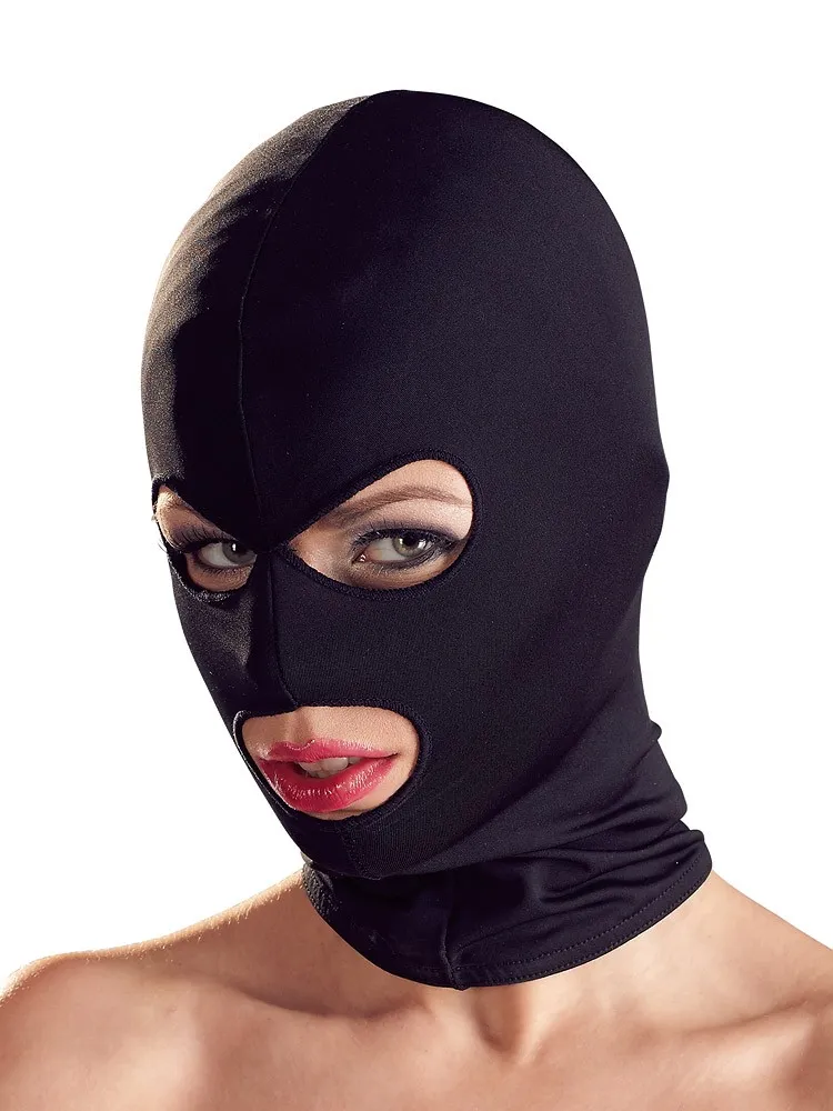 Bad Kitty Kopfmaske mit Augen-/Mundöffnung, schwarz Bad Kitty Kopfmaske mit Augen-/Mundöffnung, schwarz