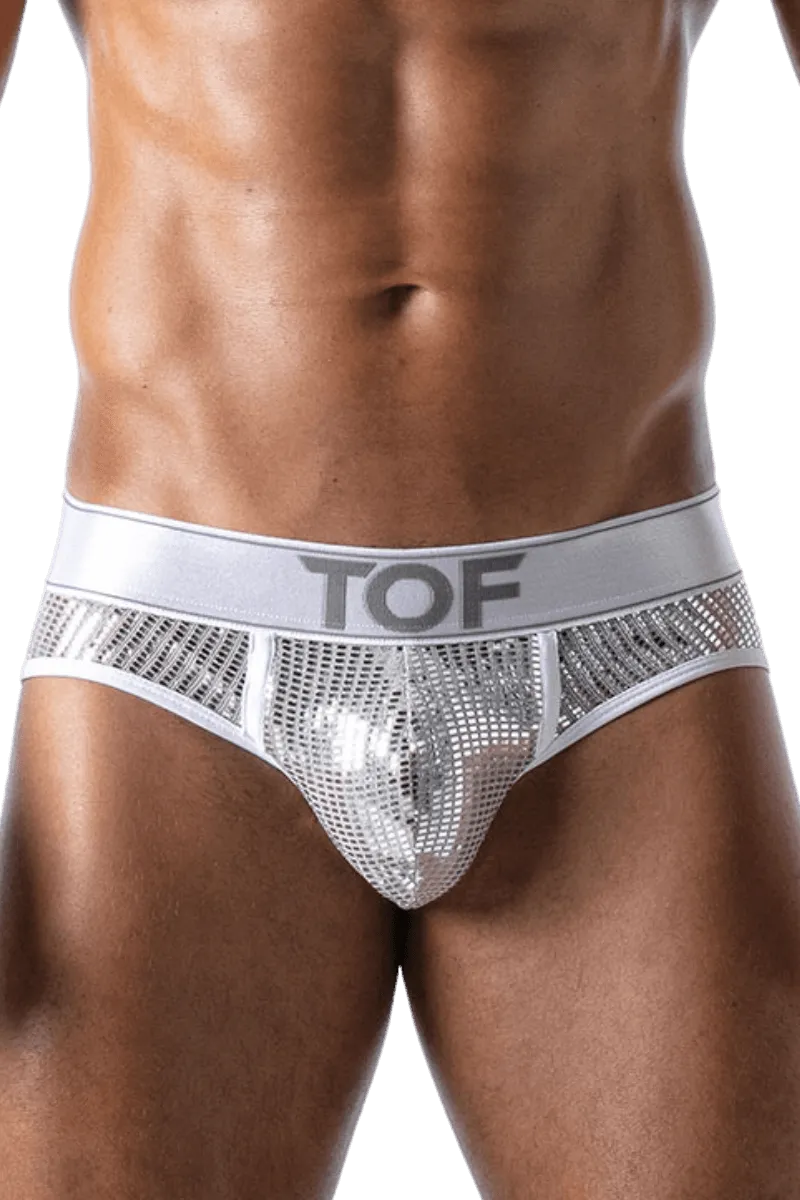 Herren Slip weiß silber Herren Slip weiß silber