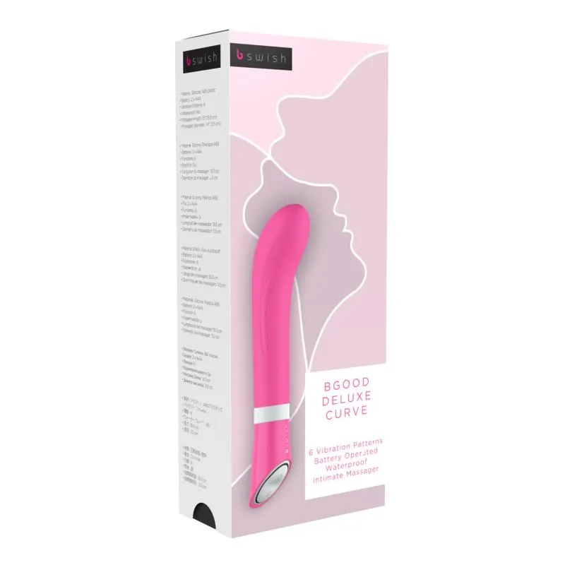 B Swish – BGOOD DELUXE CURVE G-Spot Vibrator – Rosa – Bild 2