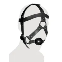 Lederkopfgeschirr mit Ballknebel Lederkopfgeschirr mit Ballknebel