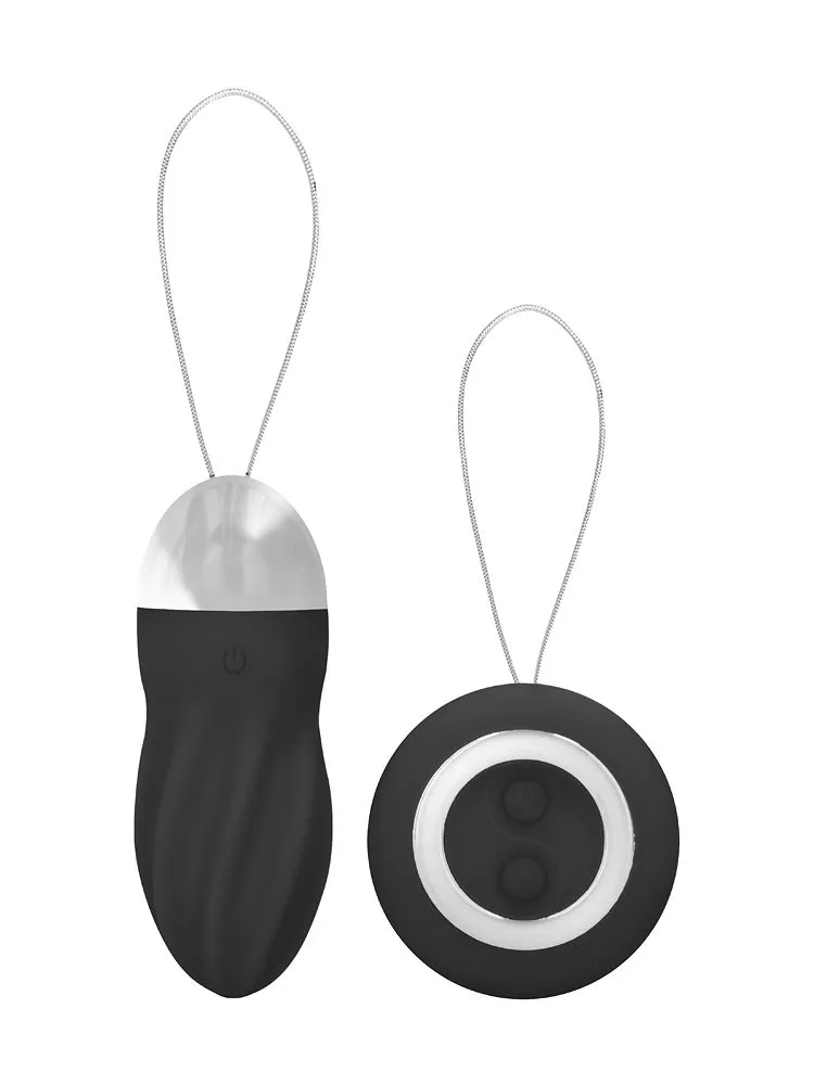 Simplicity George: Vibro-Ei mit Fernbedienung, schwarz Simplicity George: Vibro-Ei mit Fernbedienung, schwarz