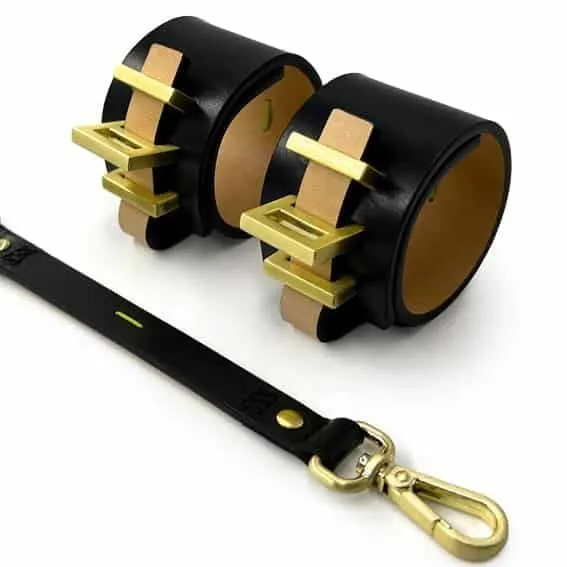 SPNKD - Whisper Handschellen | Holzkohle Größe L – Bild 2