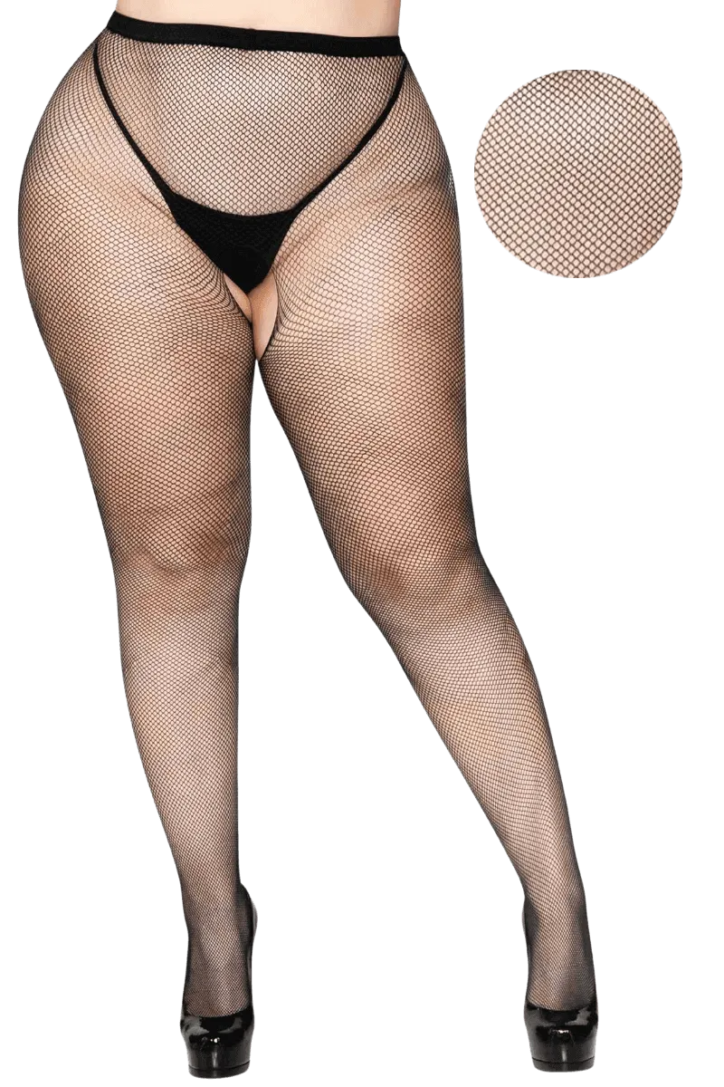 Ouvert Netzstrumpfhose Plus Size 20DEN Ouvert Netzstrumpfhose Plus Size 20DEN