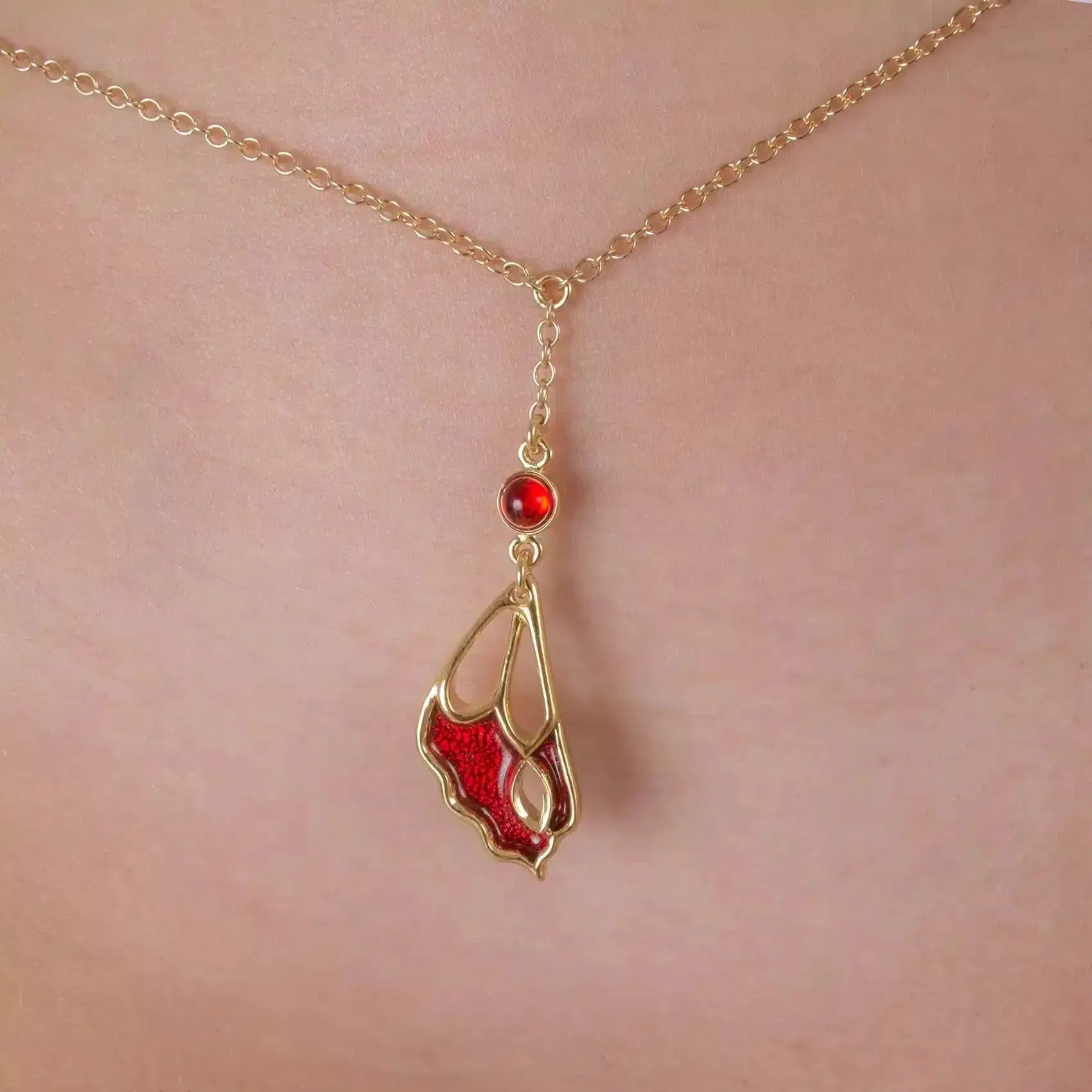 Sylvie Monthulé - Hüftkette Schmetterlingsflügel | Gold Größe M – Bild 3