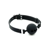 Silikon-Ballknebel, schwarz Silikon-Ballknebel, schwarz