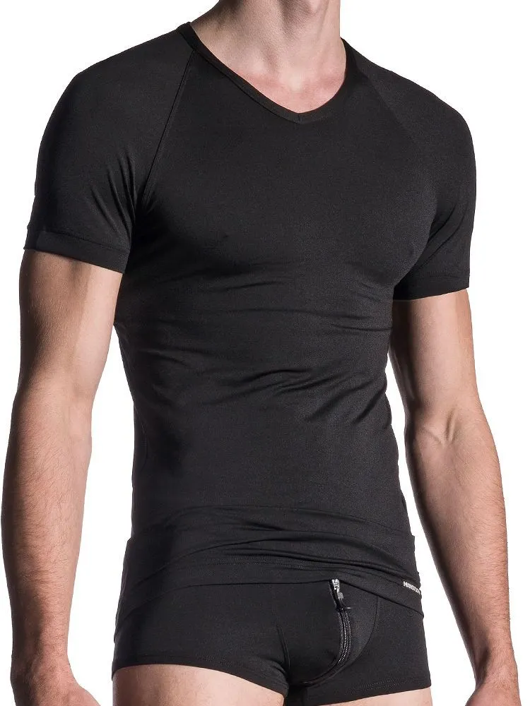 MANSTORE M800: V-Neck-Shirt, schwarz (XL) MANSTORE M800: V-Neck-Shirt, schwarz (XL)