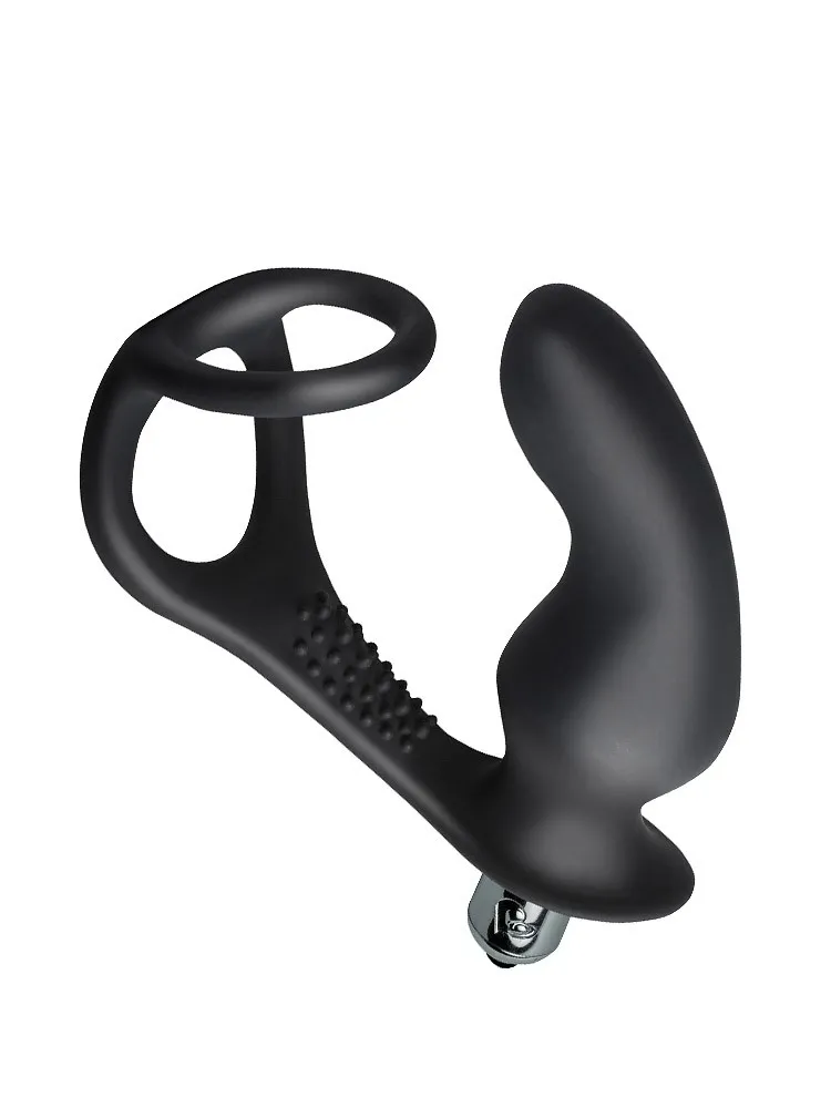 Rocks-Off RO-zen Pro: Vibroplug mit Penisring, schwarz Rocks-Off RO-zen Pro: Vibroplug mit Penisring, schwarz