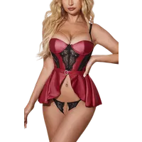 2tlg. Lingerie Set schwarz/rot 2tlg. Lingerie Set schwarz/rot