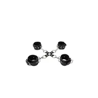 Ouch! Kreuzfessel-Set, schwarz Ouch! Kreuzfessel-Set, schwarz