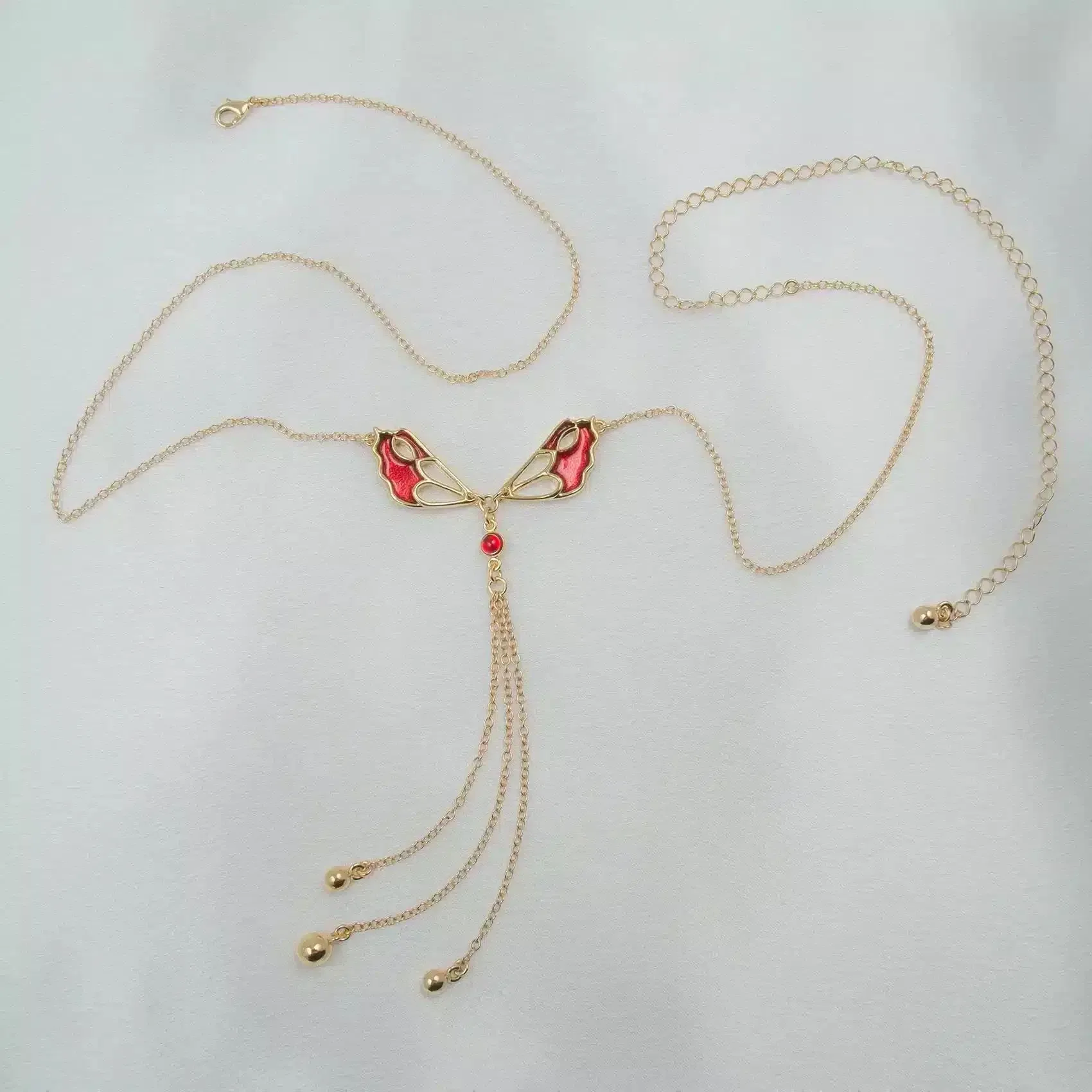 Sylvie Monthulé - Hüft-Halskette Sexy Wings | Gold Größe XXL – Bild 2