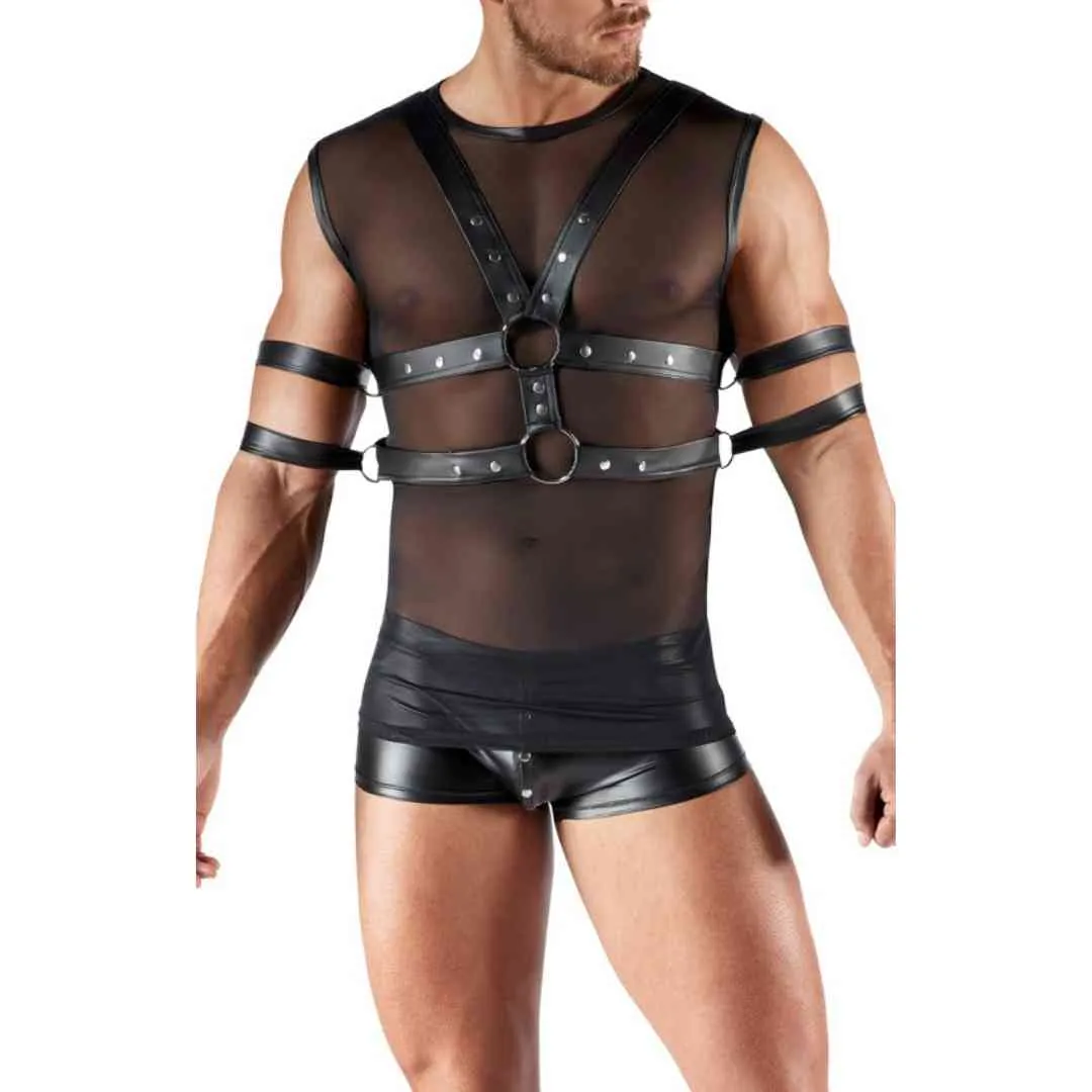 Shirt & Brust-Harness im Set – Bild 4