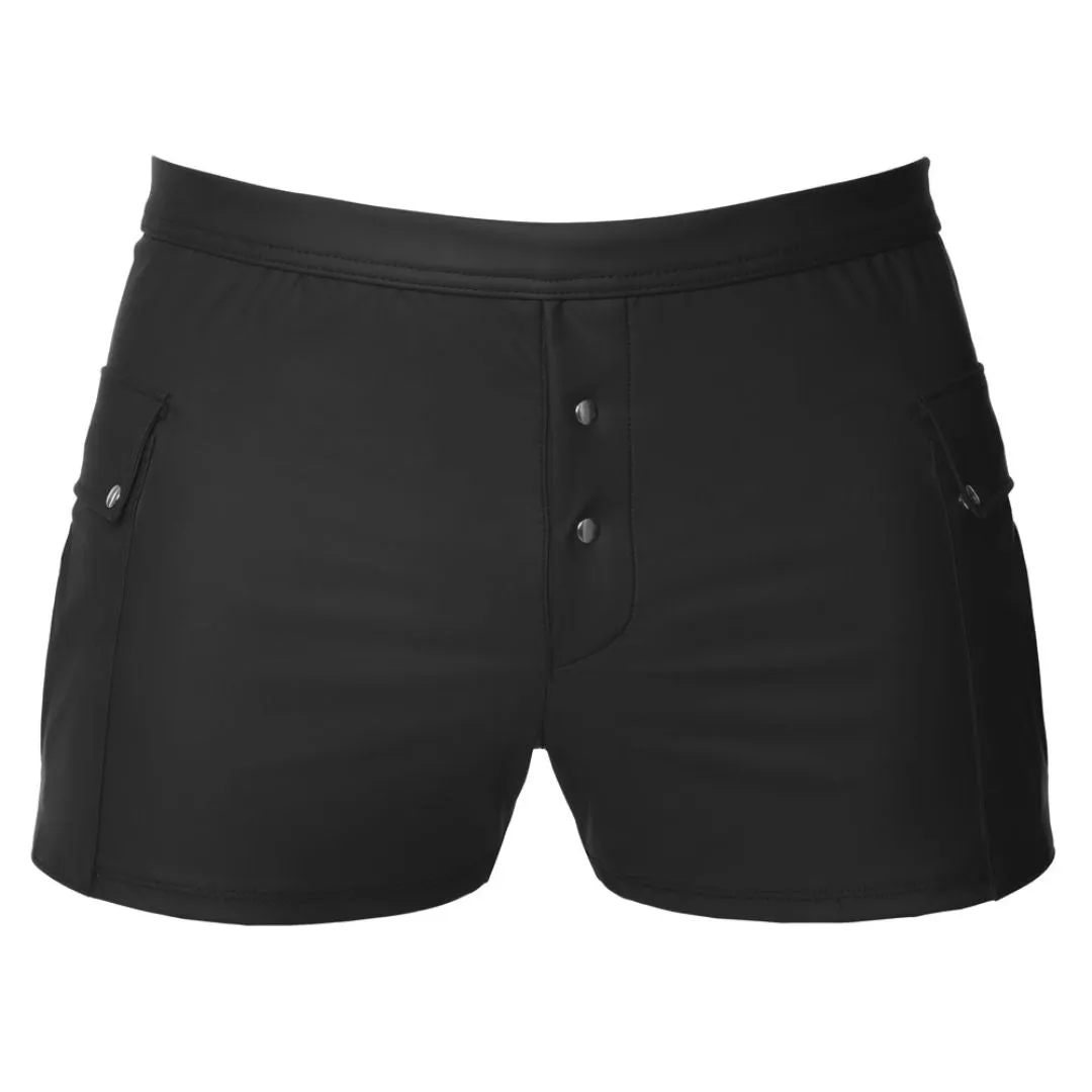 Shorts im Worker-Style mit Taschen und Druckknopfleiste vorn – Bild 5