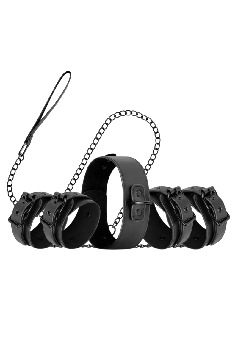 4tlg. BDSM Fessel-Set 4tlg. BDSM Fessel-Set