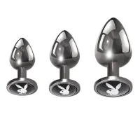 Playboy »Pleasure 3 Ways« Analplug Set Playboy »Pleasure 3 Ways« Analplug Set