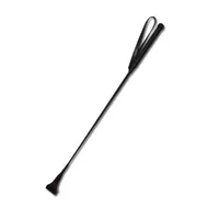 Gerte mit Lederlasche, schwarz Gerte mit Lederlasche, schwarz