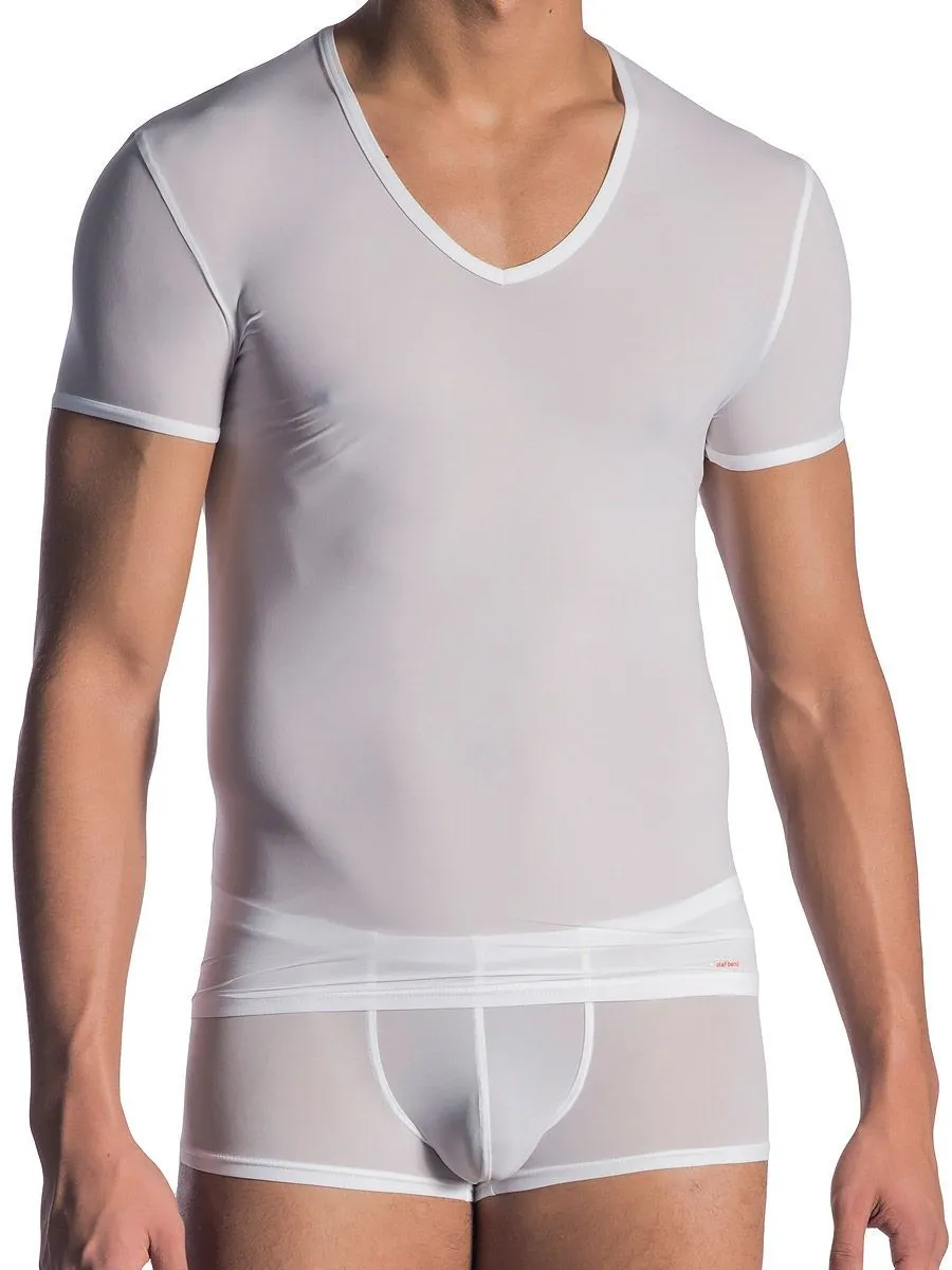 Olaf Benz RED0965: Phantom V-Neck-Shirt, weiß (XL) Olaf Benz RED0965: Phantom V-Neck-Shirt, weiß (XL)